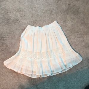 Abercrombie & Fitch white skirt